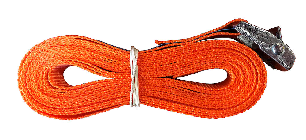 Spännrem med klämlås 25 mm 4,5 m