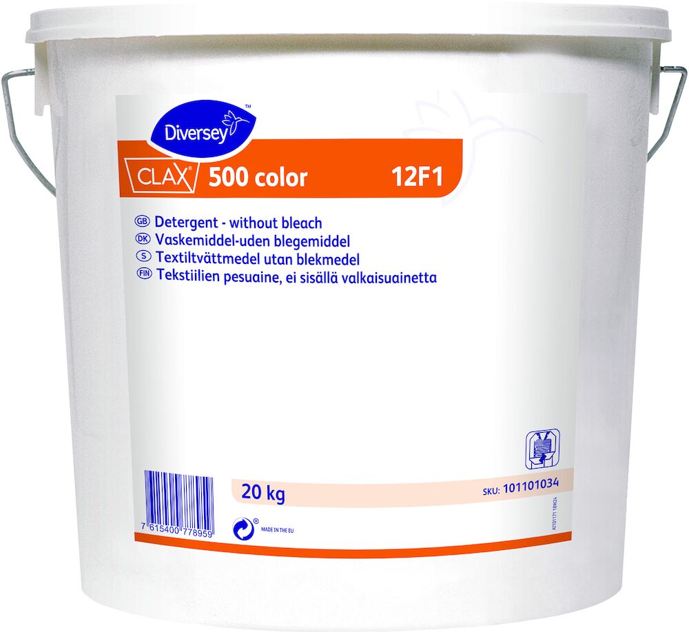 Tvättmedel Clax 500 Color 12F1 20 kg