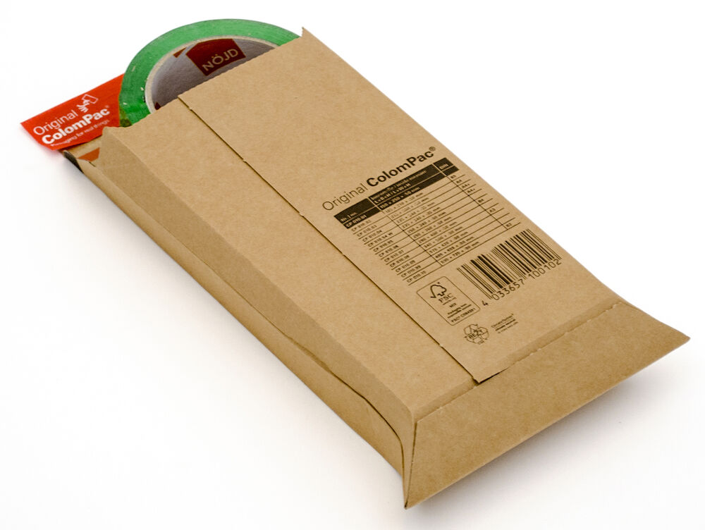 Wellkuvert / Wellpåse 1 mm Brun