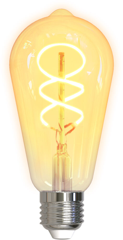 Smarta Hem Deltaco twisted filament LED-lampa LFE27ST64S WiFi