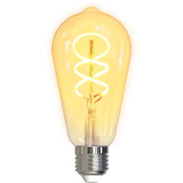 P8554159 Smarta Hem Deltaco twisted filament LED-lampa LFE27ST64S WiFi