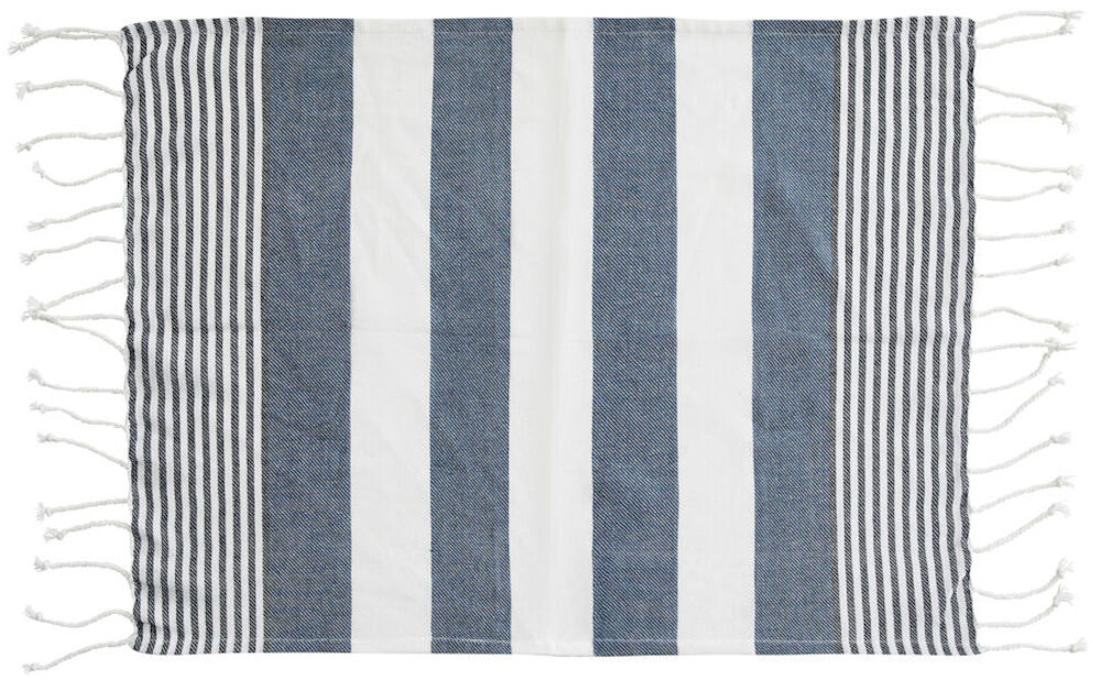 Hamam handduk 50x70 cm, blå