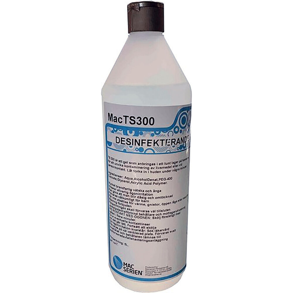 TS 300 Handdesinfektionsmedel 1 Liter snäppkork