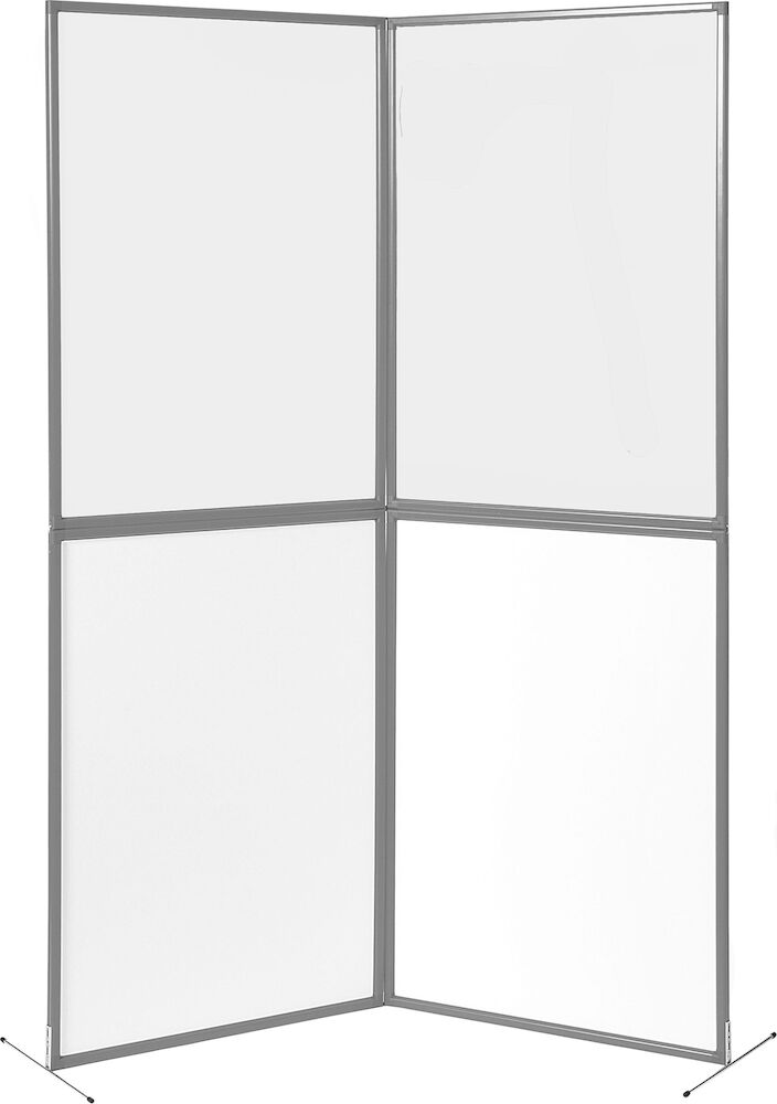 Skyddsskärm basic - 4 transparenta