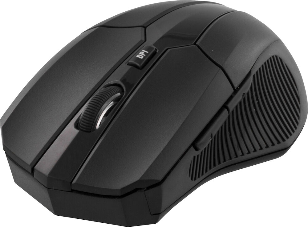 Mus trådlös optisk svart Deltaco