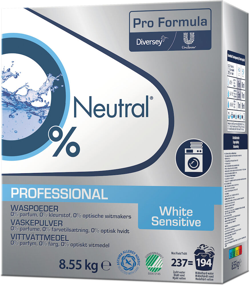 Tvättmedel Professional White Sensitive Neutral
