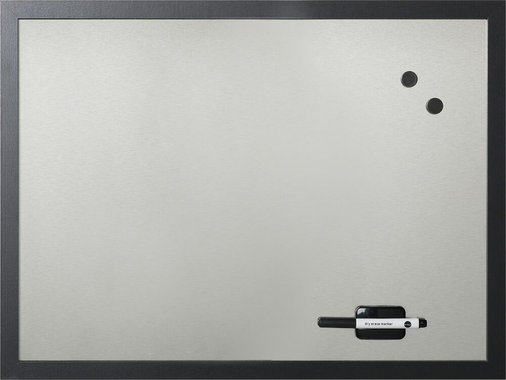 Whiteboardtavla silver/svart