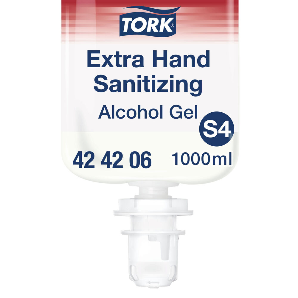 Handdesinfektion Alkoholgel 80% 1000 ml S4 Tork