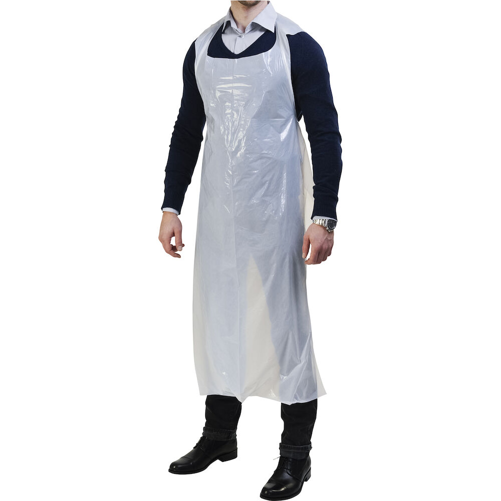 Engångsförkläde transparent 50 st/fp