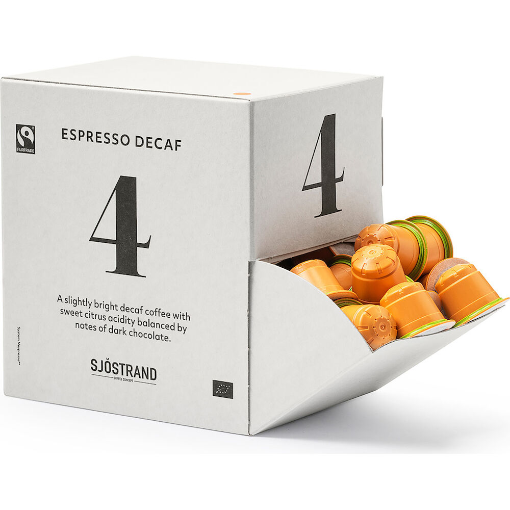 Sjöstrand Kaffekapslar N°4 decaf