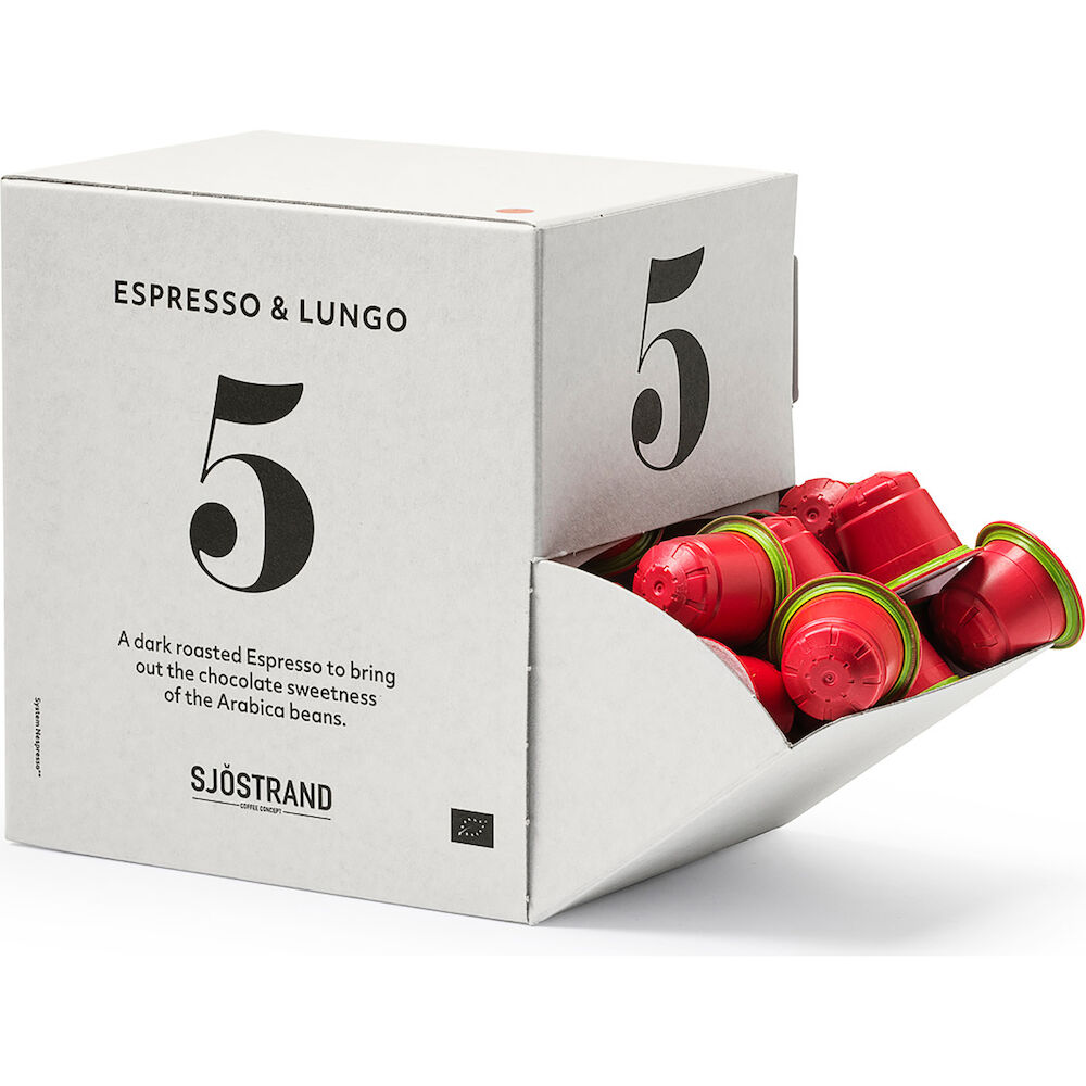 Sjöstrand Kaffekapslar N°5 lungo/es