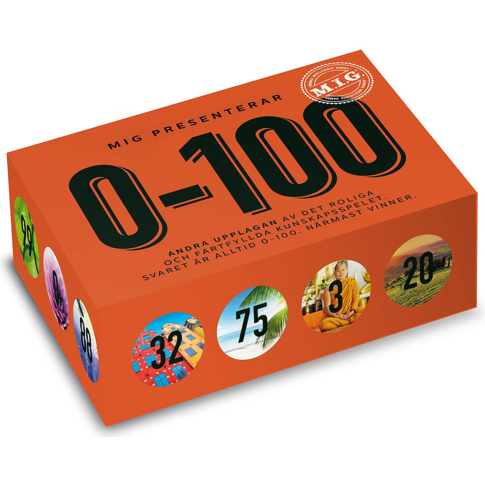 Frågespel MIG 0-100 Orange
