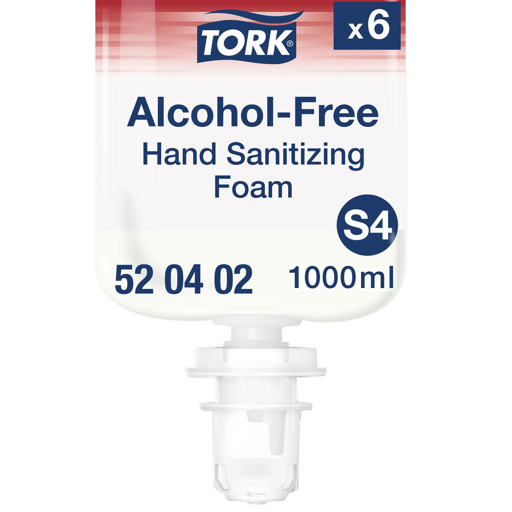 Handdesinfektionsskum utan alkohol S4 Tork 1 Liter