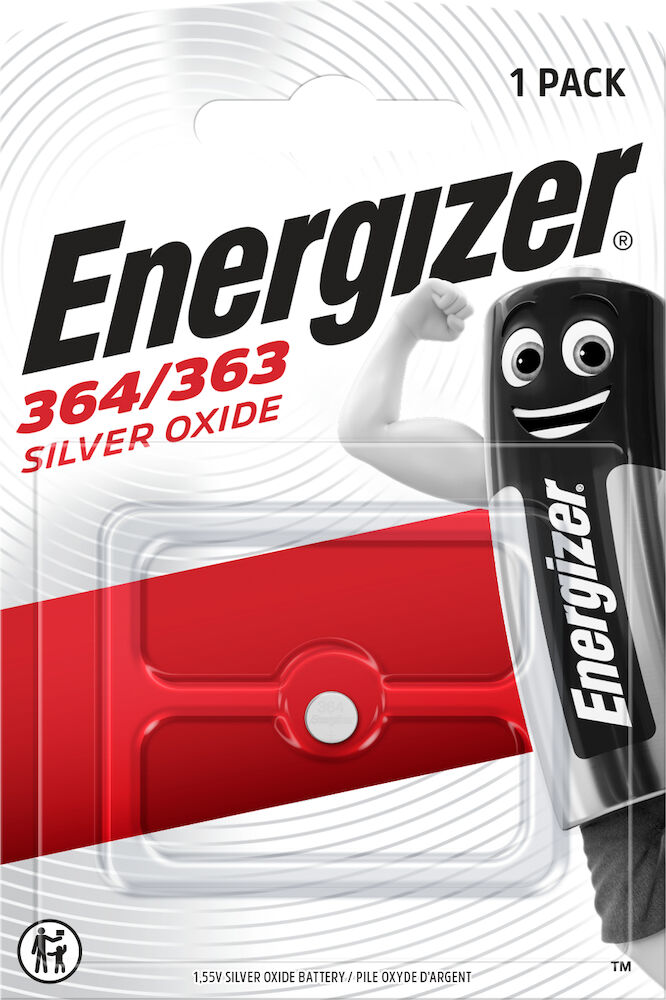 Energizer Klockbatteri Silveroxid 364/363