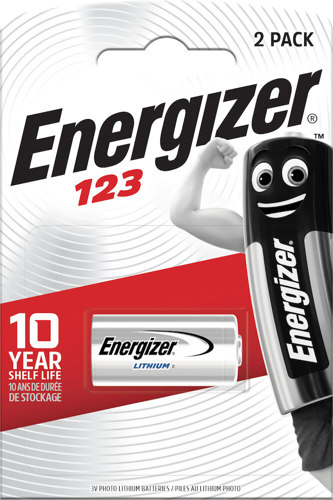 Energizer Batteri Lithium 123 2-pack