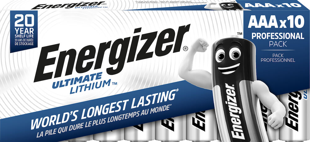 Energizer Batteri Lithium AAA 10-pack