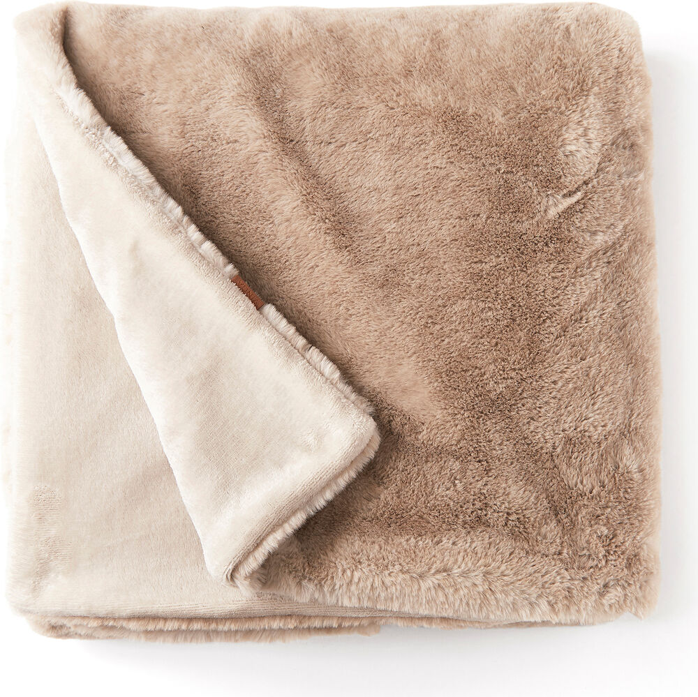 Pläd  RPET Saronno Beige