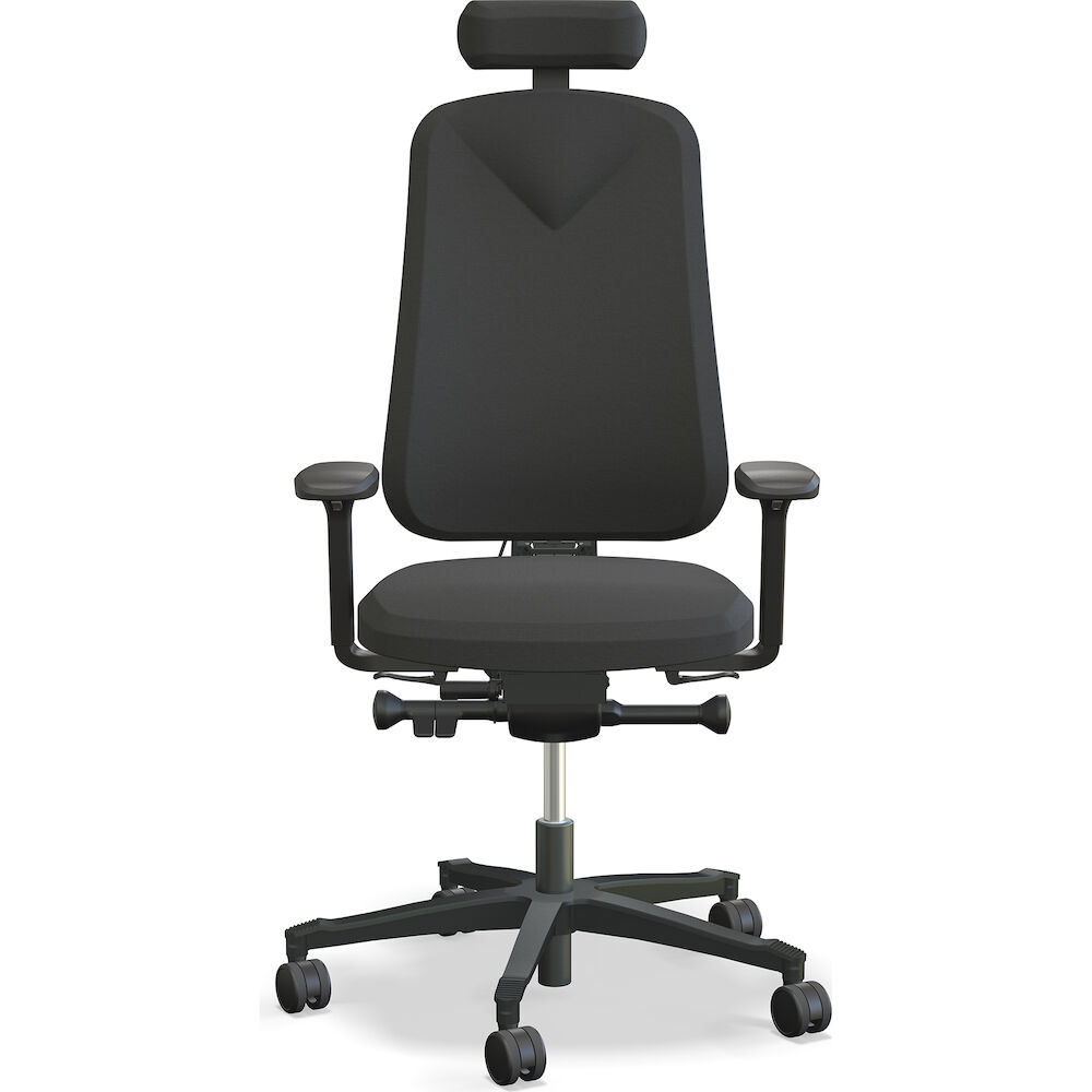 Kontorsstol Höganäs 290 arm/nack svart