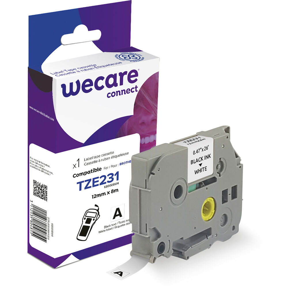 Märkband Wecare TZe 12 mm 8 m