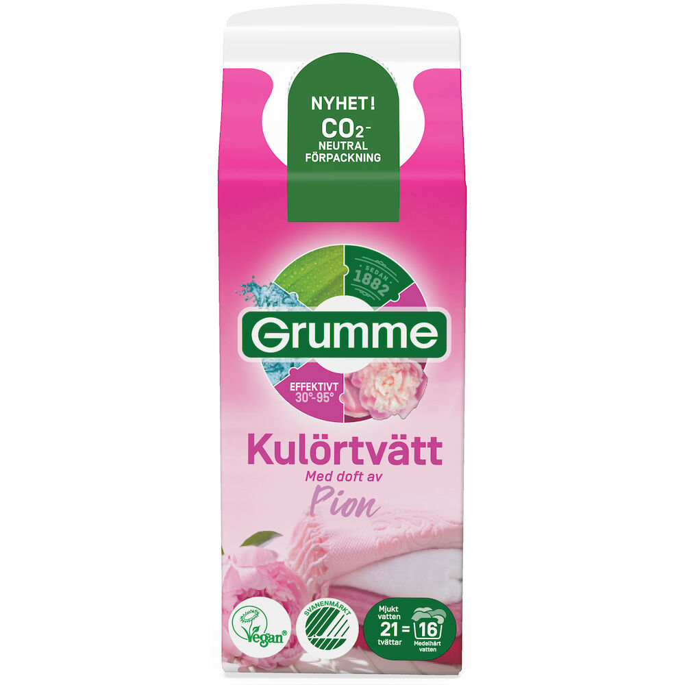 Tvättmedel kulör pion 750 ml