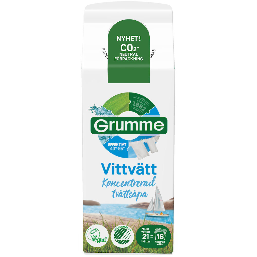 Tvättmedel vittvätt  Grumme 750 ml