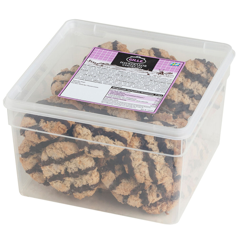 Havrekakor med choklad 600 g