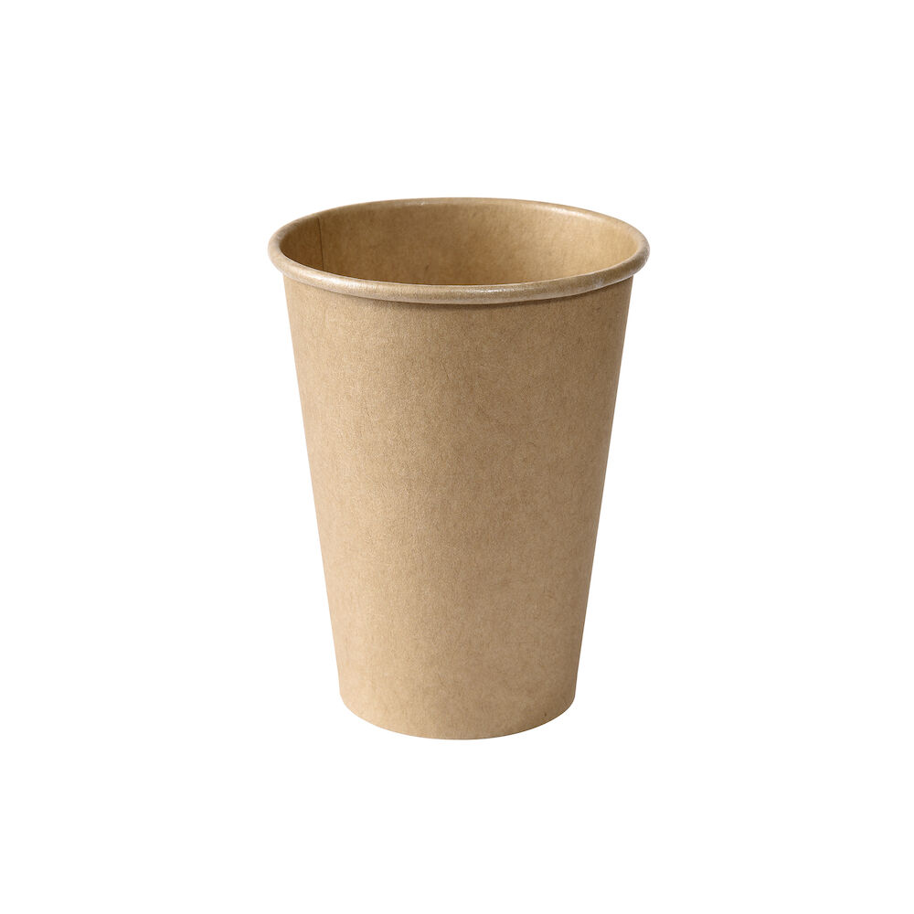 Pappersmugg papper/PLA  brun 50 st/fp