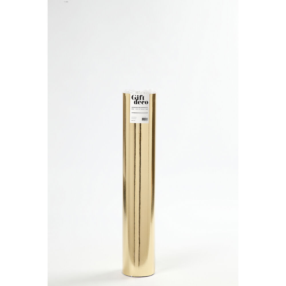 Presentpapper Guld blankt B=500 mm