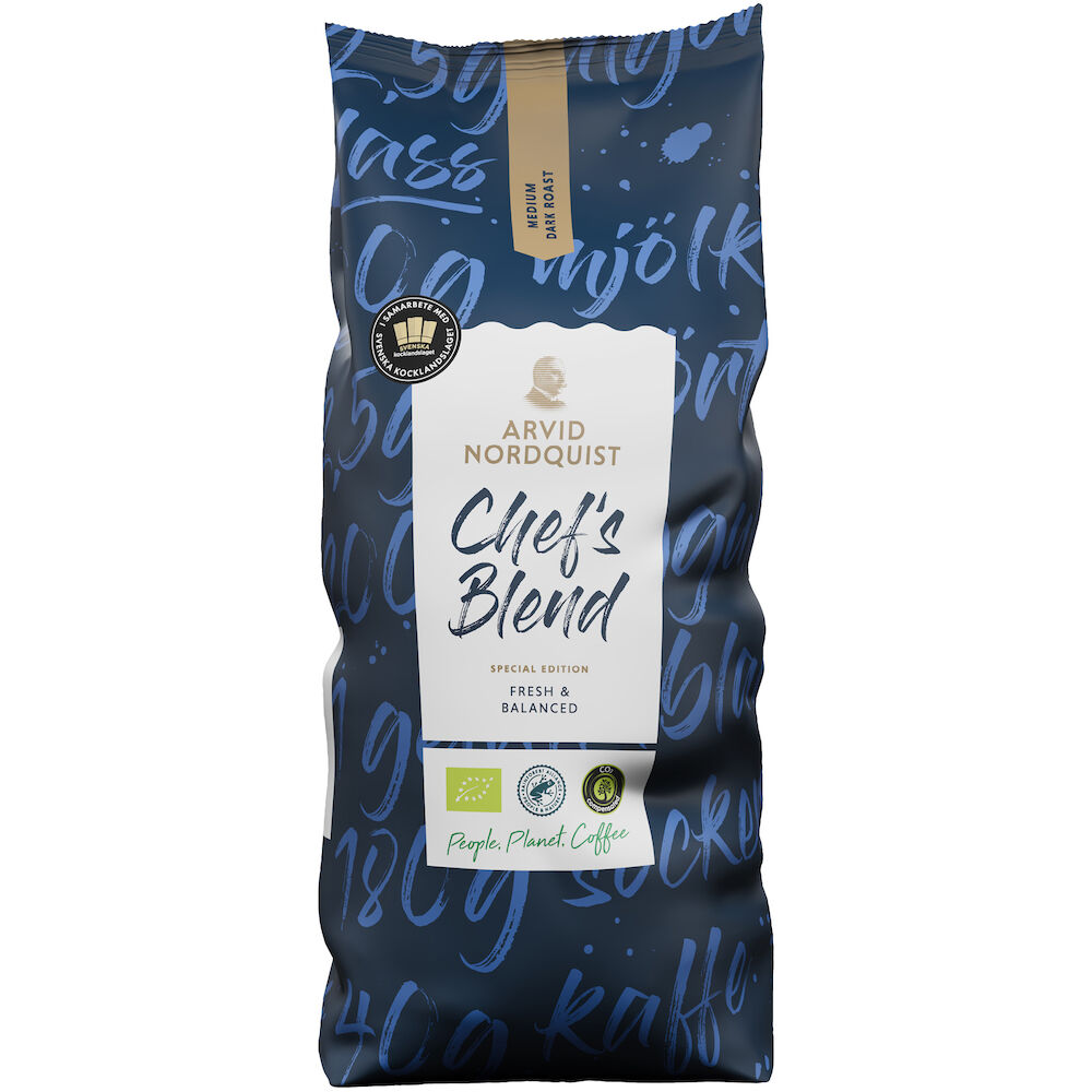 Kaffe Chef's Blend Hela bönor Mellanmörk 1000 gram