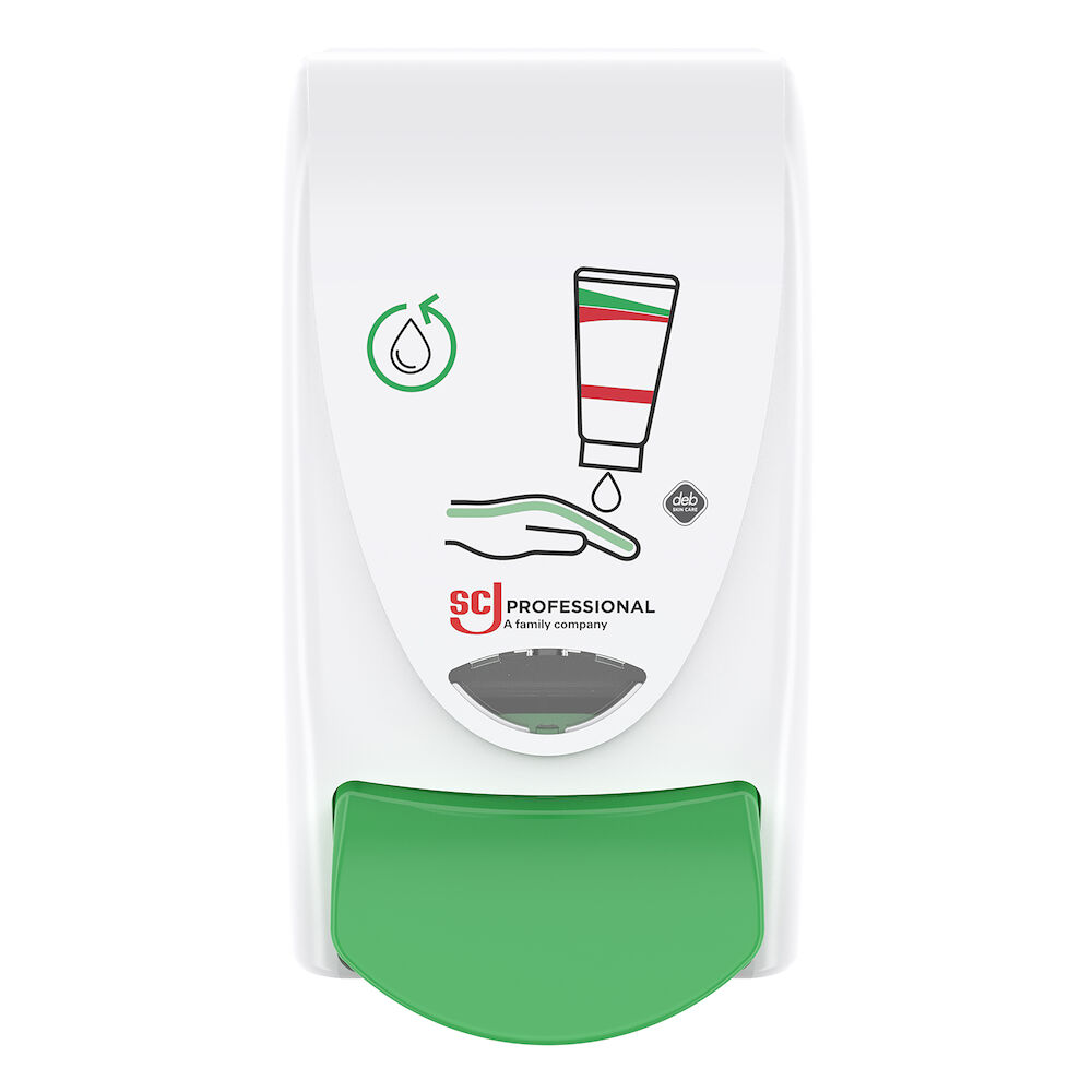 Dispenser arbetskräm 1 Liter vit