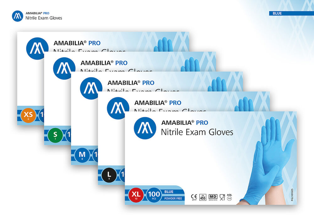 Nitrilhandske Blå 100 st/fp