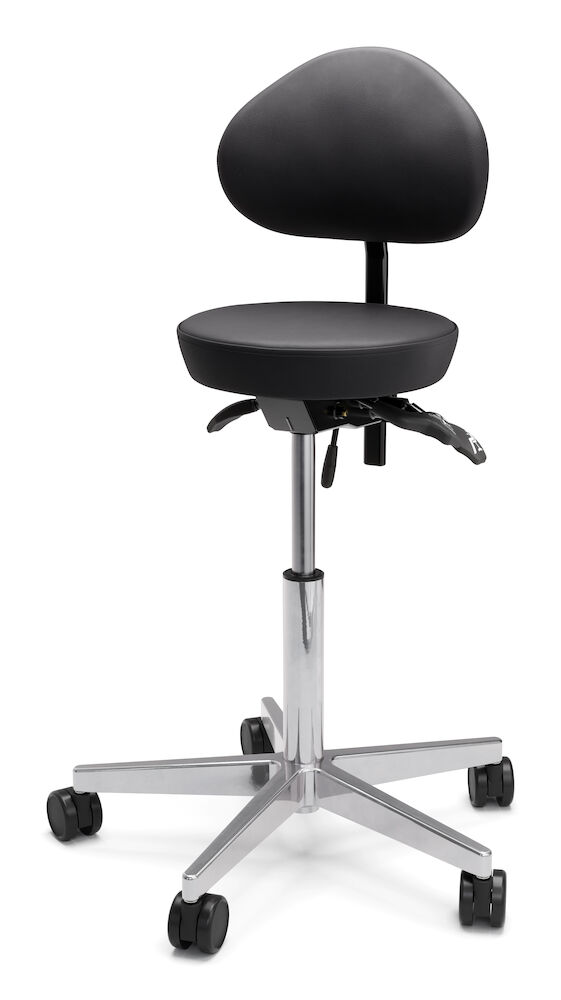 Sadelstol Circle ryggstöd