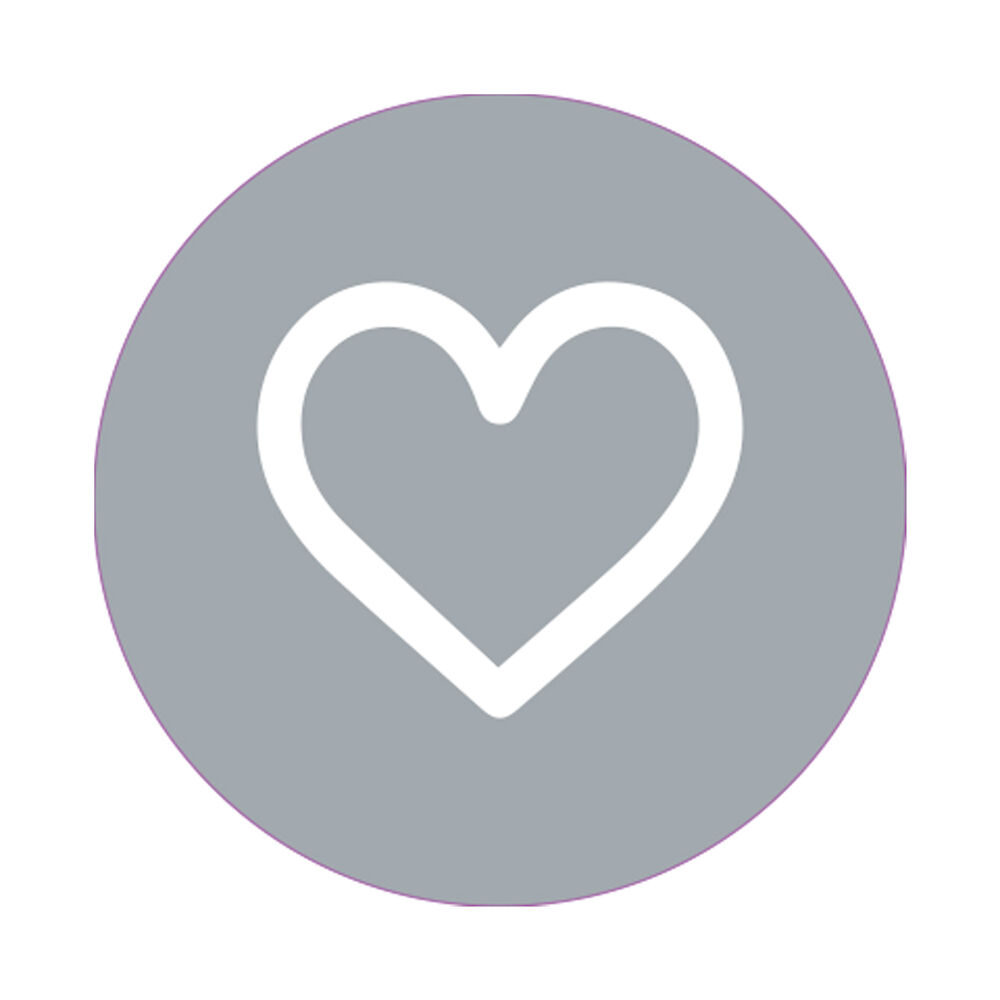 Etikett hjärta Ø33 mm 500 st/fp