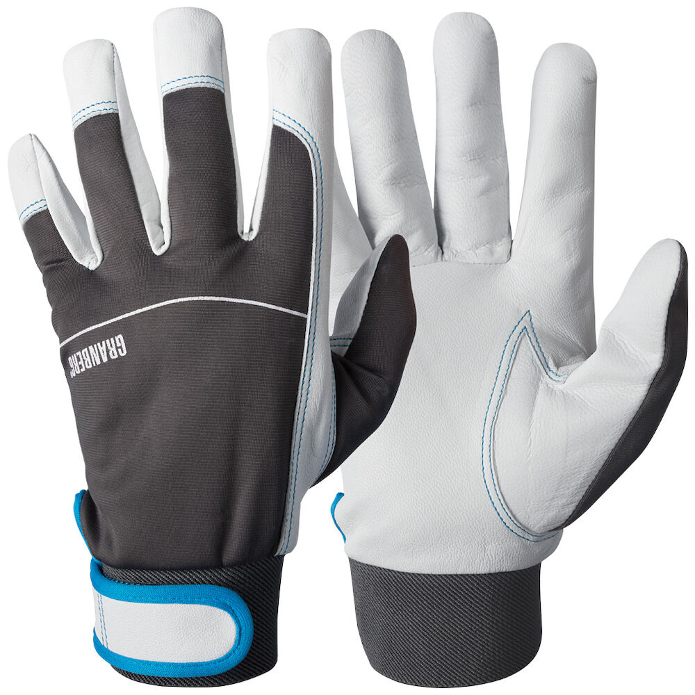 Montagehandske getnarv med knäppning