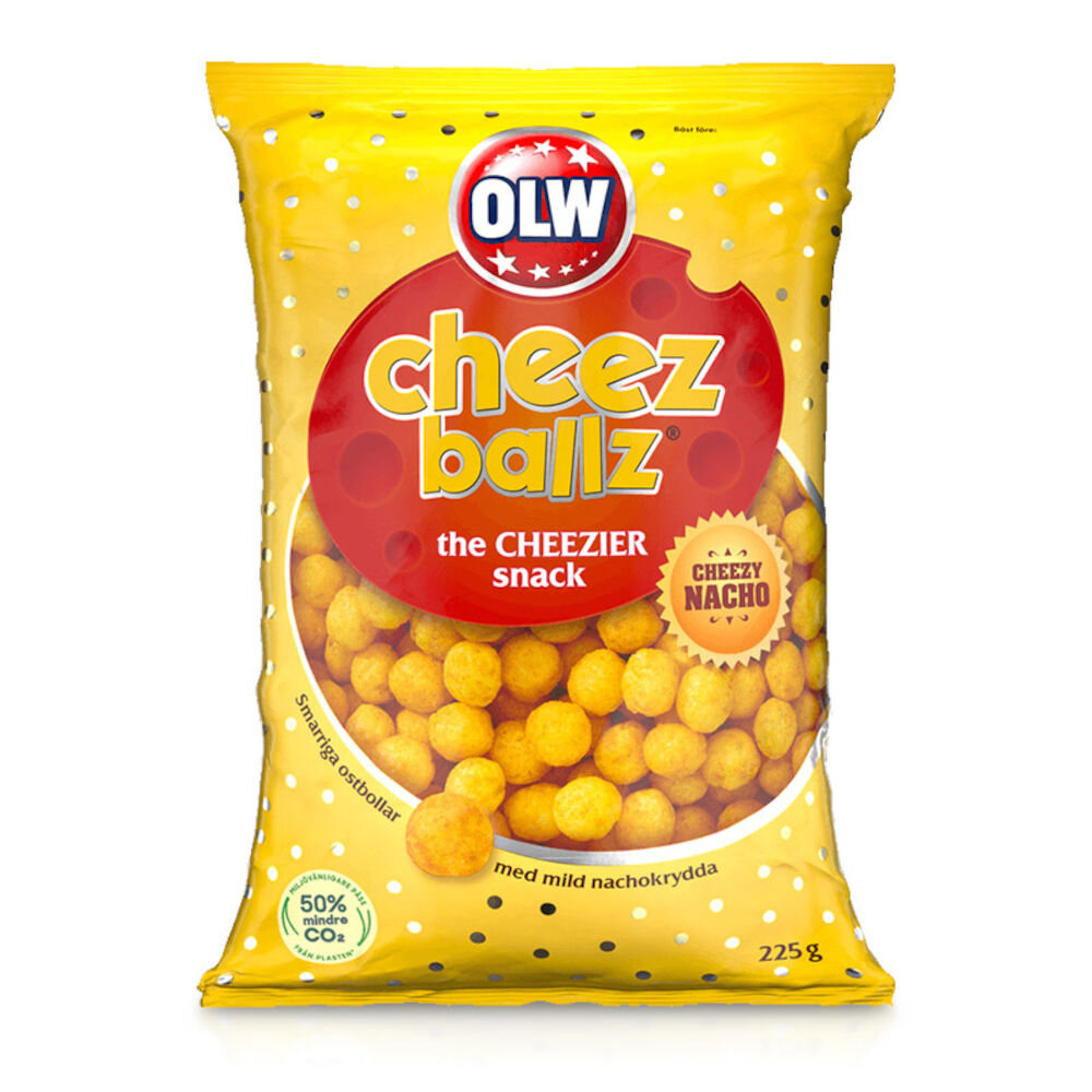 Ostbågar Cheez Ballz OLW 225 g