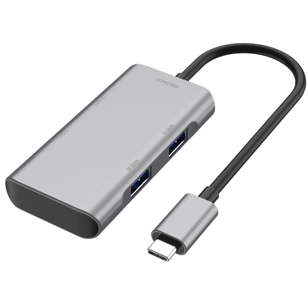 USB-C hubb 2xUSB-C och 2xUSB-A