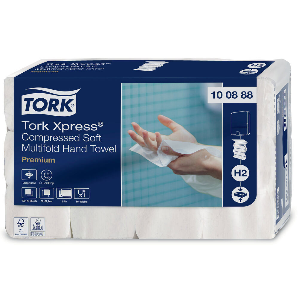 Handduk Tork Xpress M Premium Compressed Soft