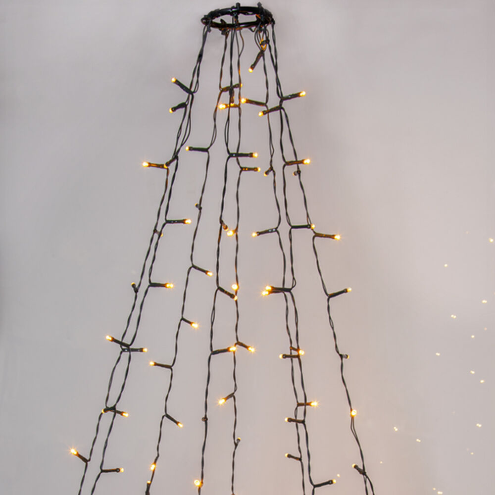 Julgransslinga Shiny 8x2 m varmvit