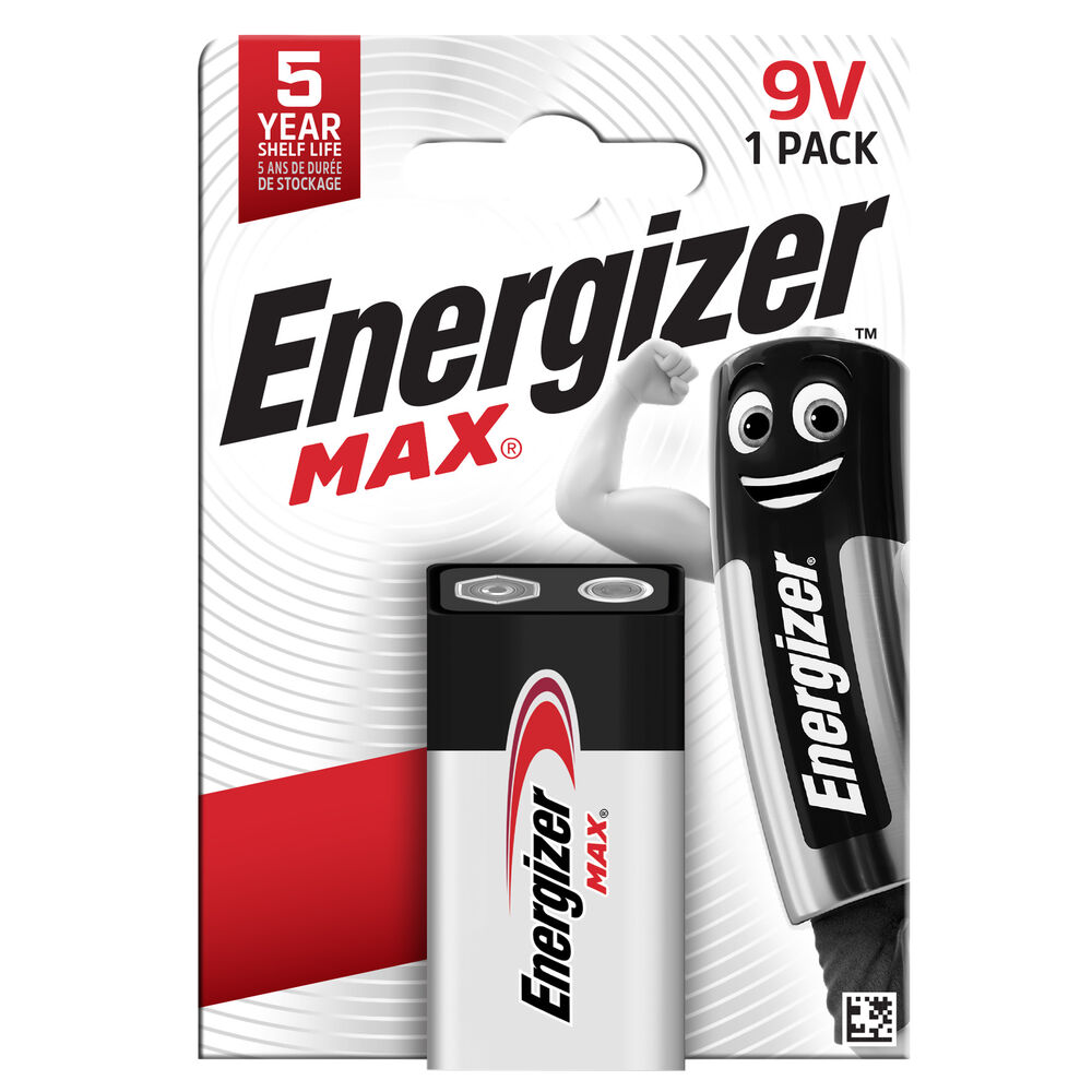 Alkaliskt batteri Energizer Max 9V