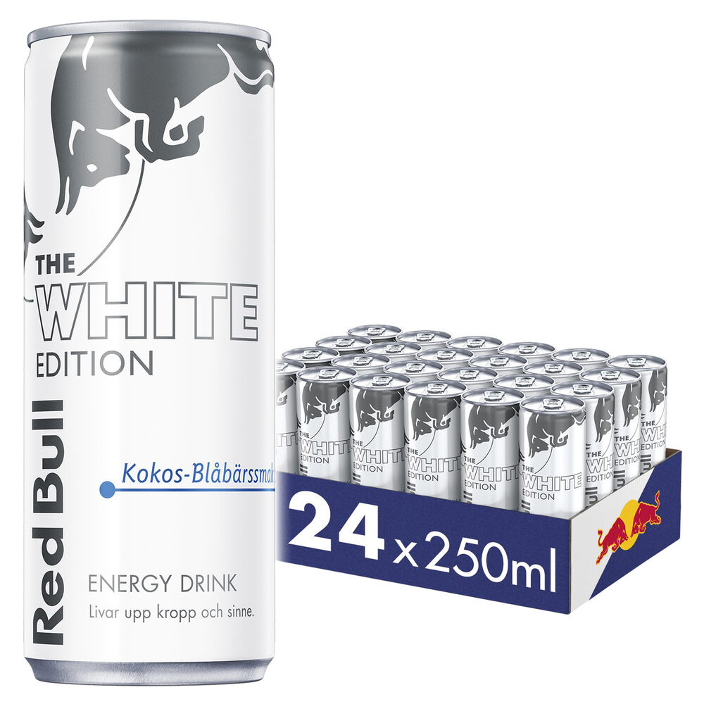Energidryck Red Bull White Edition 25 cl inkl pant