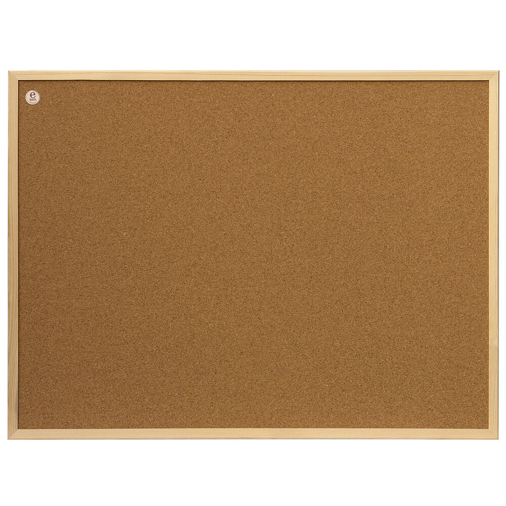Anslagstavla trä/kork 120x90 cm
