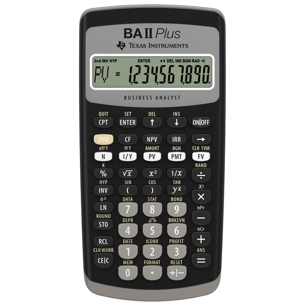 Finansräknare BA II Plus Texas Instruments