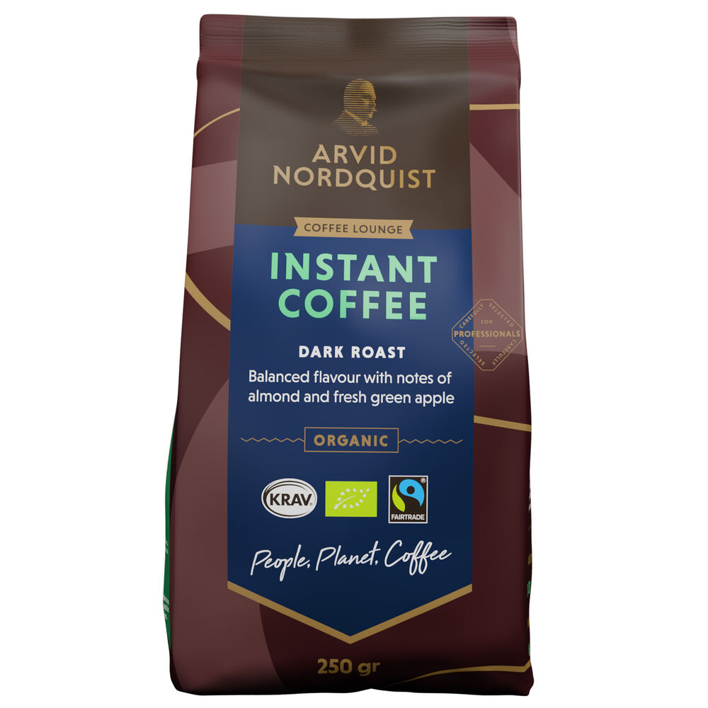 Snabbkaffe Arvid Nordquist Organic Mörkrost 250 g