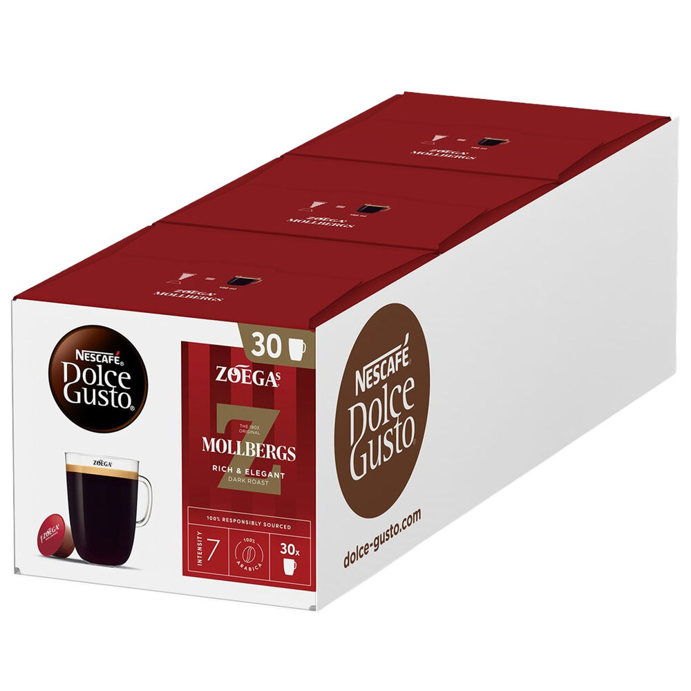 Kaffekapsel Nestlé DG Zoégas Mollbergs 30-pack