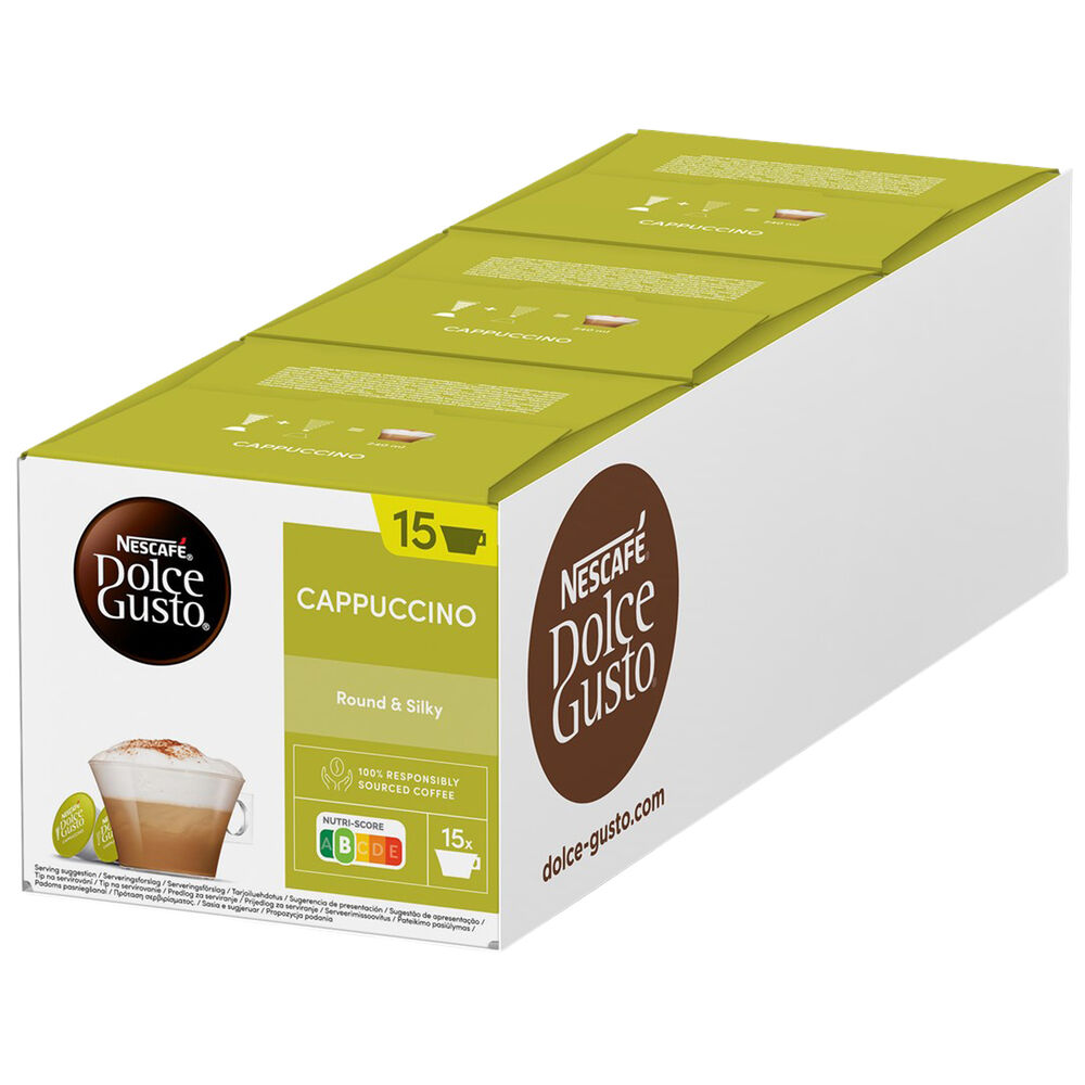 Kaffekapsel Nestlé DG Cappuccino 15+15 (15 port)