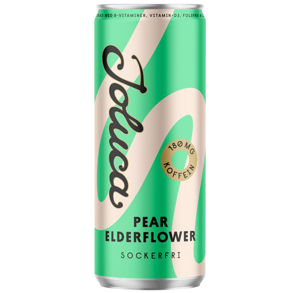 Funktionsdryck Joluca Pear Elderflower 33 cl inkl pant