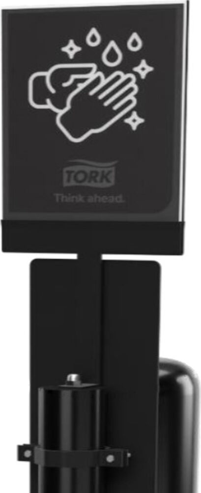 Toppskylt Handsprit Stolpe A5